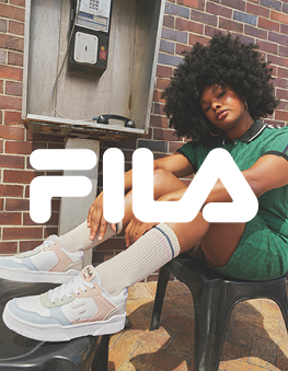 Woman with Fila sneaker