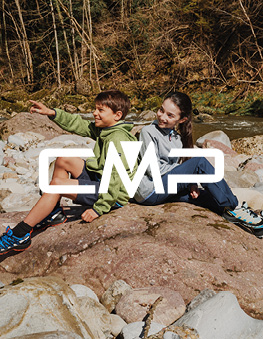 Kids outdoors with CMP trekking clothes