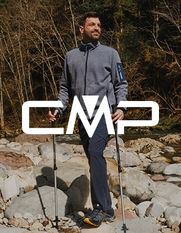 Man outdoors with CMP clothes