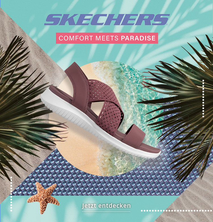 Skechers. Comfort meets paradise