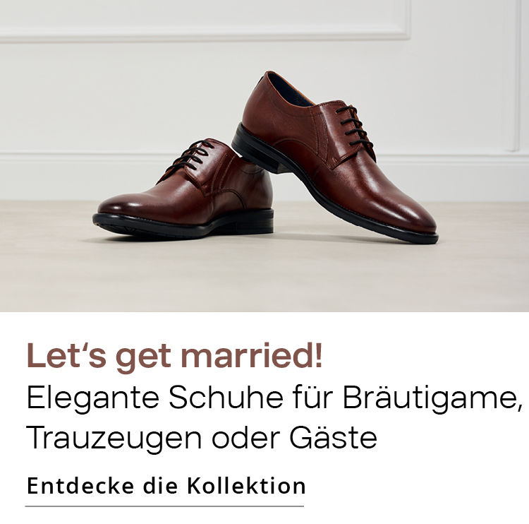 Let&amp;amp;apos;s get married! Elegante Schuhe für Bräutigame, Trauzeugen oder Gäste