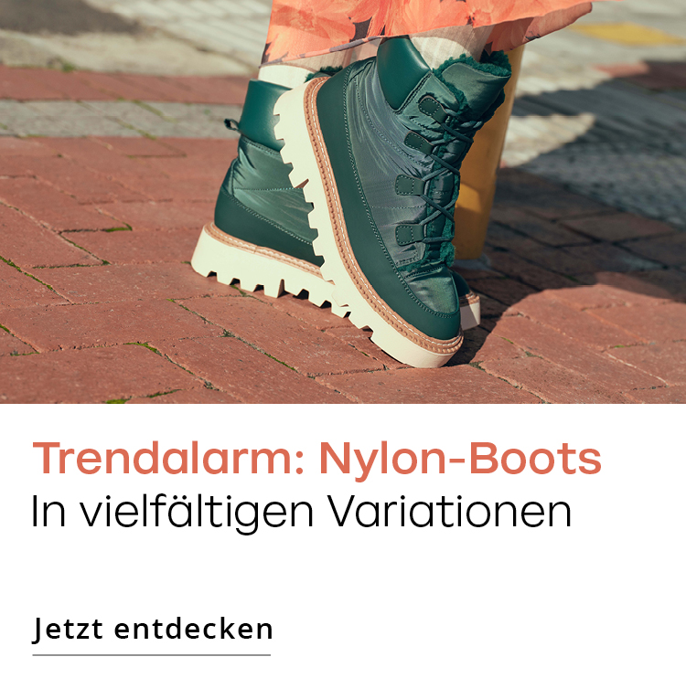 Trendalarm: Nylon-Boots  In vielfältigen Variationen