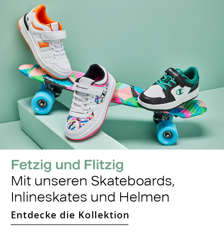 Fetzig und Flitzig Mit unseren Skateboards, Inlineskates und Helmen