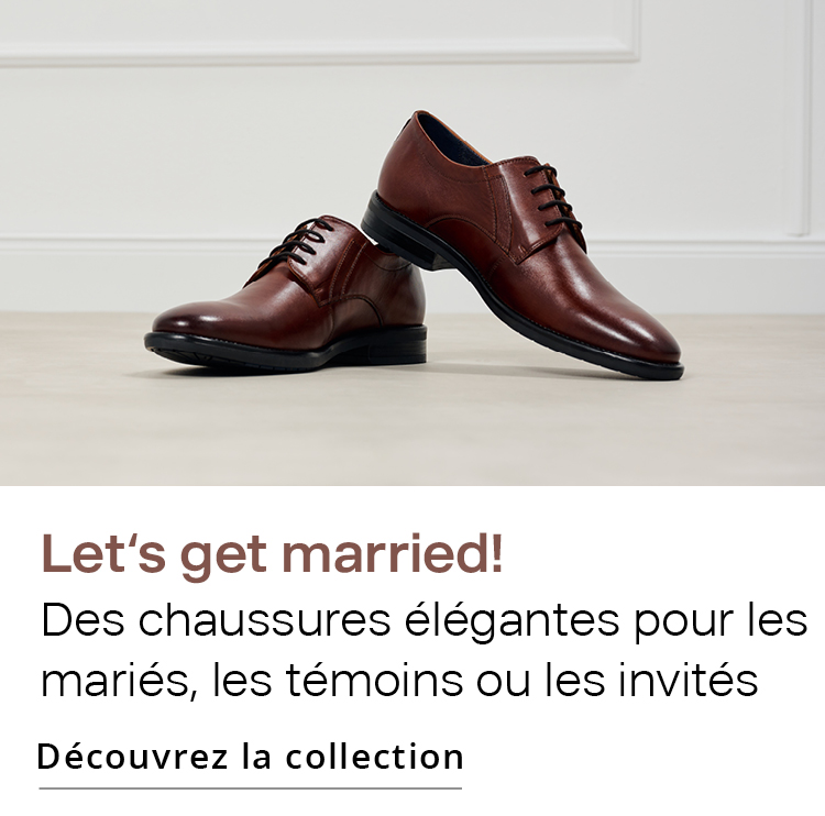 Let&amp;amp;apos;s get married! Des chaussures élégantes pour les mariés, les témoins ou les invités