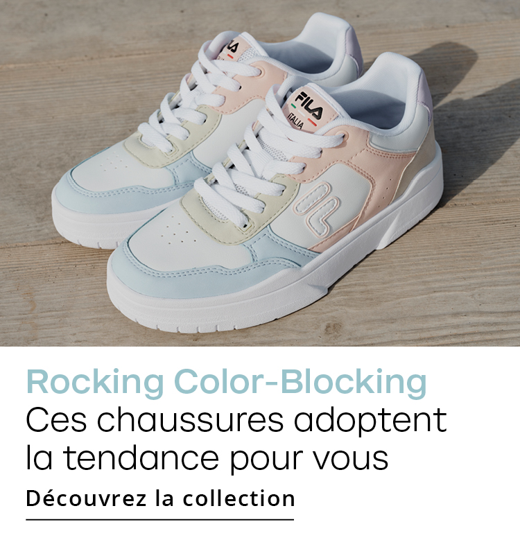Rocking Color-Blocking Ces chaussures adoptent la tendance pour vous