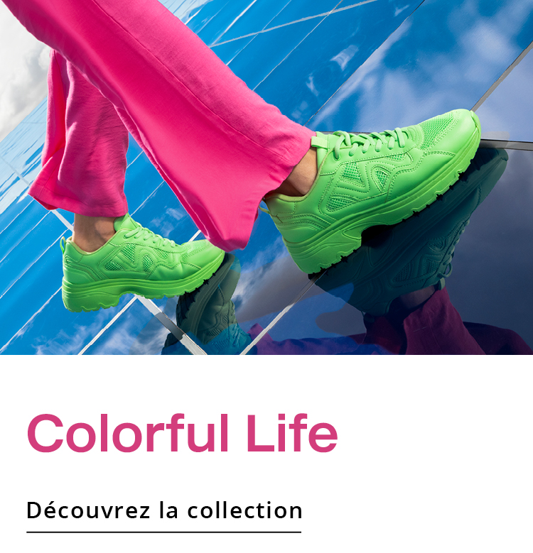 Colorful Life  De vÃ©ritables accroche-regards ! Avec ces modÃ¨les colorÃ©s, tu vas certainement te faire remarquer.