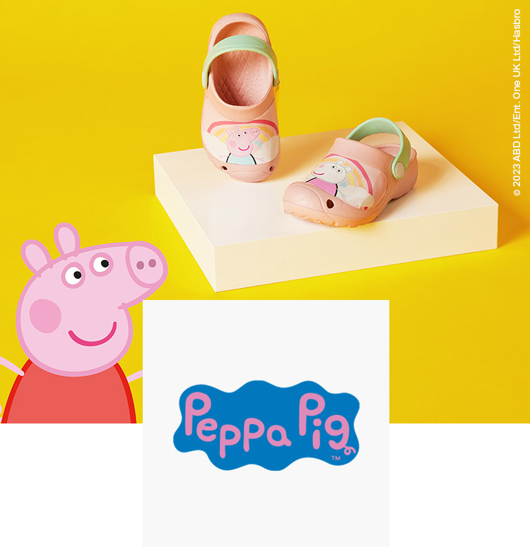 Peppa Pig Clogs &amp; Logo