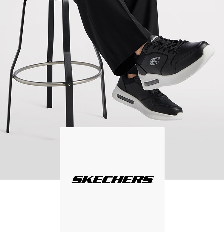 Skechers Logo &amp; Skechers Sneaker