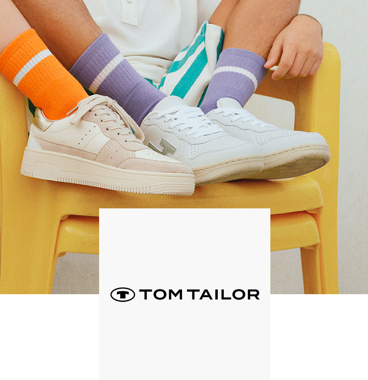Two people with Tom Tailor sneaker