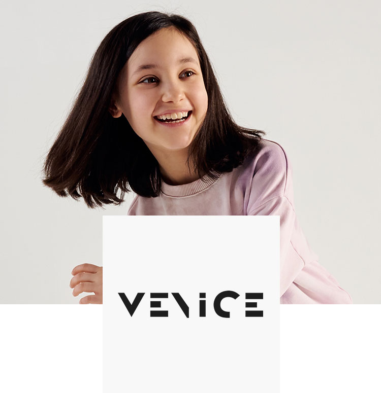 Venice Girl &amp; Venice Logo