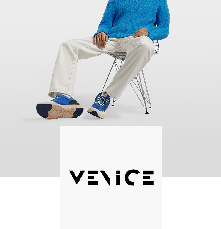 Man with Venice sneakers