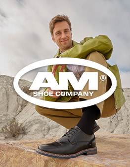 Man with Leathershoes. Brand: AM Shoes.