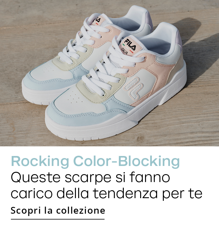 Rocking Color-Blocking Queste scarpe si fanno carico della tendenza per te