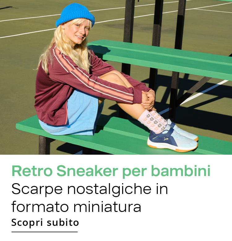 Retro Sneaker per bambini  Scarpe nostalgiche in formato miniatura
